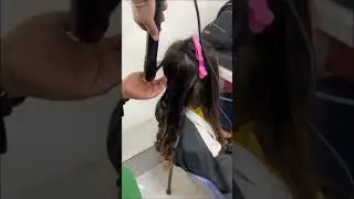 straightener curls ?? Hell yes easy way to curl your hair with straightener 🥰❤️ #curles #hair#music
