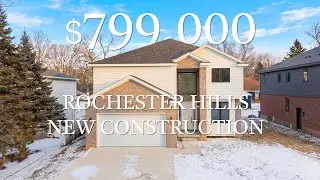 Brand New Construction in Rochester Hills | 4 Bed, 4.5 Bath Luxury Homes Under $800K
