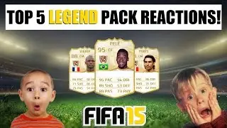 FIFA 15 ► TOP 5 LEGEND PACK REACTIONS! ᴴᴰ (Ft. Vieira in a Pack!)