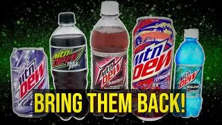 Discontinued Mountain Dew Flavors We NEED Back!