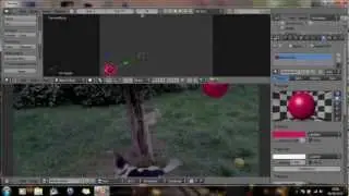Blender Tutorial Beginners - moving objects over video footage version 2.64