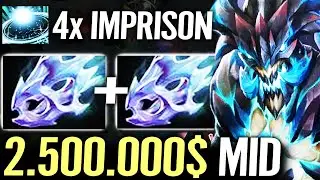 🔥 2.500.000$ OD MID by Tundra Nine Perspective &mdash; 2x Moonshard 4x Imprison META TI11 Final Dota 2 Pro