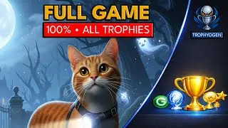 GHOSTLY WHISKERS &ndash; Full Game Walkthrough (100% Completion & All Trophies)