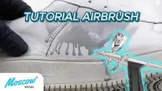 Tutorial on repainting leather shoes using an airbrush