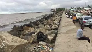 Guyana sea wall