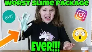 Worst Slime Package Ever! Reviewing Instagram and Etsy Slime Shops! Addicted to Slime