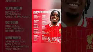 😱Liverpool Fixtures 2025/28 Season: Full Premier League Schedule Breakdown! #football #pl #liverpool