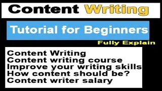 Content Writing Tutorial for Beginners - Hindi (2020)| Content Writer Earning |Freelance Work