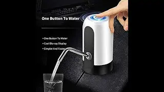 Usb Rechargeable Electric Water Dispenser Universal Drinking Water Pump Portable Water Bottle Pump