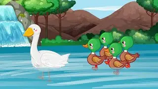 Five Little Ducks Song | Children's Music and Nursery Rhymes | kids songs | Puchu Tv