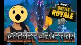 Reacting To the Rocket Launch (Fortnite Funny Moments)