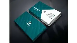 Minimal business card design template . Vector illustration .