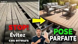 Poser une terrasse composite sur plots : le guide complet ! #terrasse #bricolage #tuto