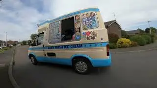 ice cream man in September