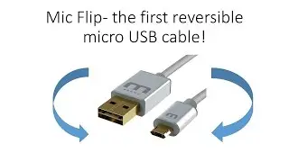 The first reversible micro USB cable!
