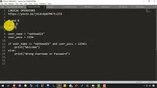 21 - Logical Operators in Python