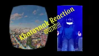 Reaction to virtual reality Pendulum 360 ride is quite extreme!!!
