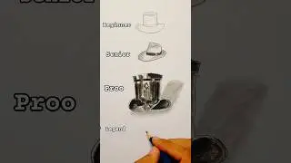 how to draw a beautiful Hat in 3d #cap #art #viral #3d #drawing