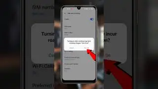 Kisi bhi phone mein data roaming Kaise on Karen | How to turn on data roaming on any phone #shorts