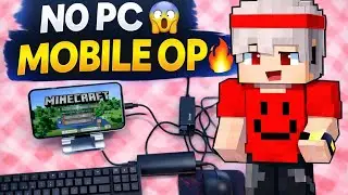 😱 NO PC! Minecraft Mobile Keyboard Mouse OP Setup 🔥