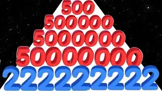 Number Run vs Roll Crowd - ASMR Gameplay (NOOB vs PRO vs HACKER) Mobile Game