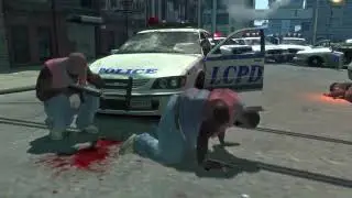 GTA 4   NPC Wars Ep 1 LCPD vs Criminals