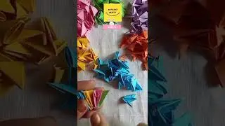 How to make 3d origami paper flower vase | DIY | Tutorial