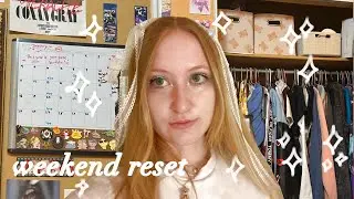 WEEKEND RESET AS A COLLEGE STUDENT VLOG ִֶָ. ..𓂃 ࣪ ִֶָ🪽་༘࿐