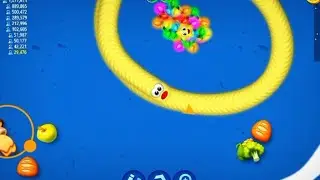 🐉WormsZone.io} Giant Yellow Snake Breaks Record High Part 06