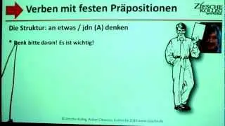3.17 Deutsch lernen A2 Das Verb denken an + A