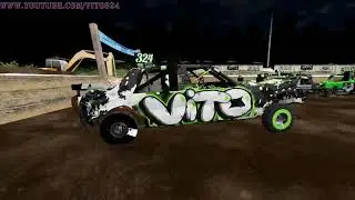 BeamNG Derby: Mod Metric GM и наклонная Impala 74