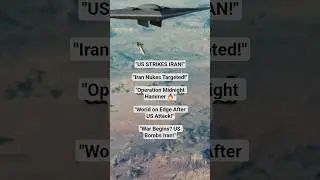 #IranStrike  #USvsIran  #BreakingNews  #WorldWar3  #NuclearCrisis#OperationMidnightHammer