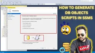 Master SQL Server Management Studio: Generate Script Tasks Like a Pro! || SSMS best functionality