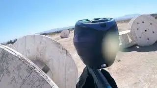 playing paintball with a private party
