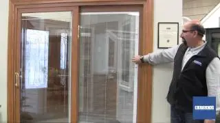 Sliding Patio Door with Built-in Blinds