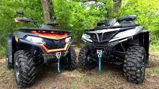 2020 CFMoto CForce 800 vs 600 on the Trails | 2 seat vs 1 seat