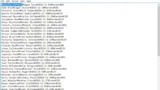 Transfering data from a text file into a database in bulk