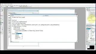 Visual basic 6.0 | Payroll Project 'frmLeaveAvailed load members name in combobox' | CodeLearning