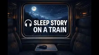 A Calm😌 Train Ride Through the Night🌃 | Relaxing Sleep Story🌙