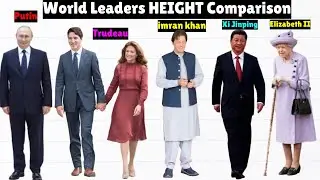 World Leaders Ranked by Height | 3D Comparison Video