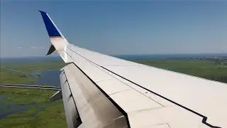 Sunny New Orleans Landing – United Airlines – Boeing 737-900 – MSY – N79402 – SCS Ep. 244