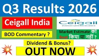 Ceigall India q3 results 2026 | Ceigall q3 results today | Ceigall India Share News | Ceigall Share