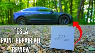 Tesla Paint Repair Kit Review | Hit and Run Update | Model 3 | Fix My Bumper and Paint Chips?
