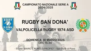 RUGBY SAN DONA' vs VALPOLICELLA RUGBY 1974 ASD