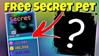 FREE SECRET PET GIVEAWAY ON BUBBLE GUM SIMULATOR! EASY TO ENTER! ROBLOX