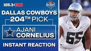 Cowboys Draft Ajani Cornelius, Oregon Tackle With 204th Overall Pick | NFL Draft 2025