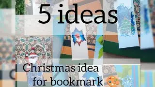 Cute bookmark 5 ideas for Christmas 🌲🎨☃️🧑&zwj;🎄