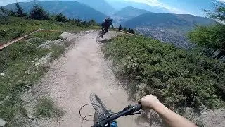 RAW RUN - Wouaiy Red at VERBIER Bike Park