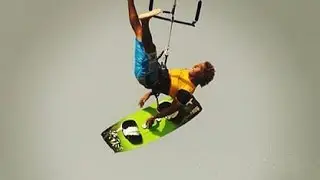 Amazing Kiteboarding Tricks -  Kelvin Corniel Spleene Kiteboarding