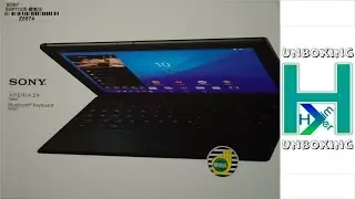 Sony Xperia Z4 Tablet (SGP712) and Style Cover Stand (SCR32) Unboxing